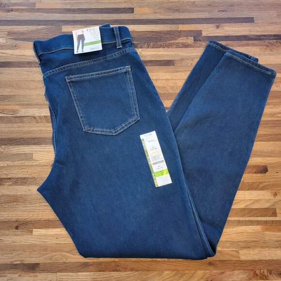 Time and Tru Denim - Time & Tru  Skinny Fit High Rise Stretch Fitted Denim Jeggings